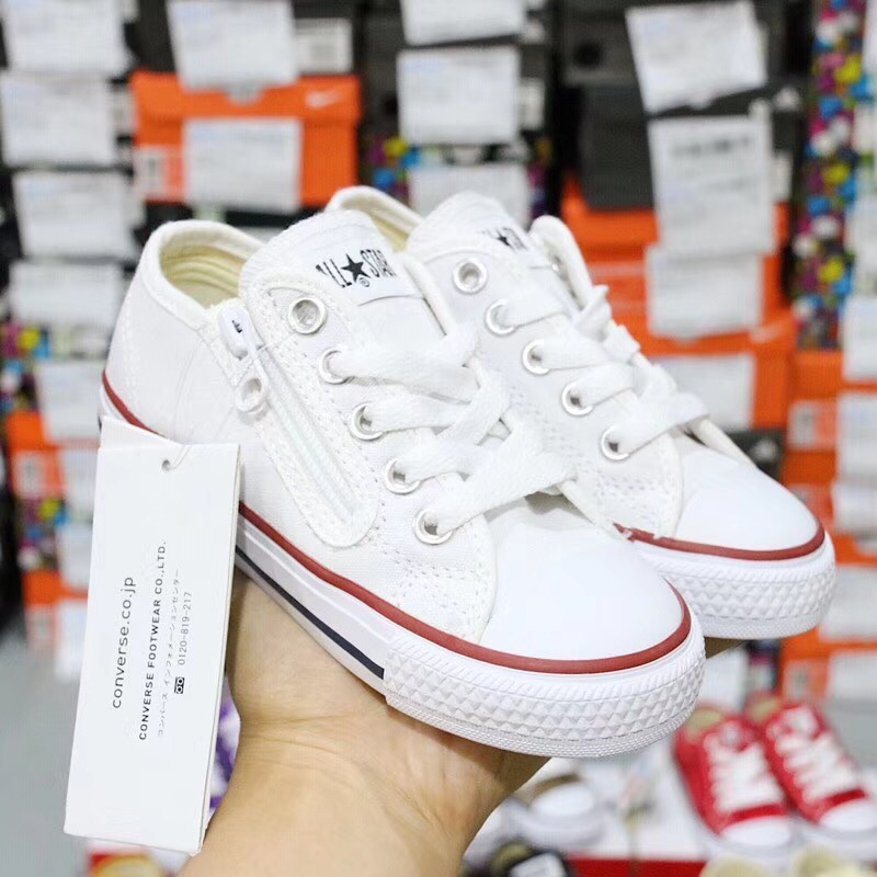 Classic Converse zipper low-top children canvas shoes children_s shoes 22-35-808a2694